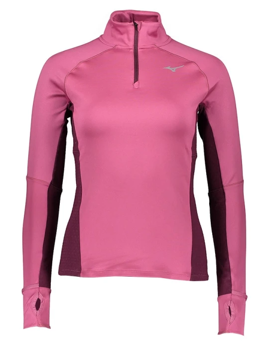 Zdjęcie produktu Mizuno Koszulka funkcyjna "Warmalite" w kolorze różowym rozmiar: XL