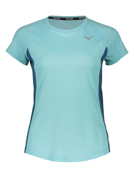 Zdjęcie produktu Mizuno Koszulka sportowa "DryAeroFlow" w kolorze turkusowym rozmiar: M