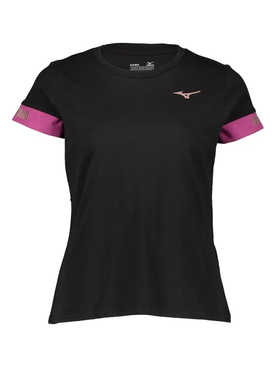 Zdjęcie produktu Mizuno Koszulka w kolorze czarno-różowym rozmiar: M