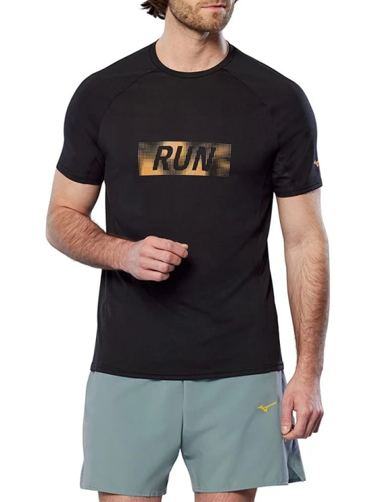 Zdjęcie produktu Mizuno Koszulka w kolorze czarnym do biegania rozmiar: L
