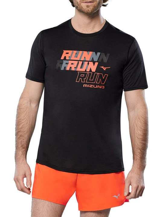 Zdjęcie produktu Mizuno Koszulka w kolorze czarnym do biegania rozmiar: XL
