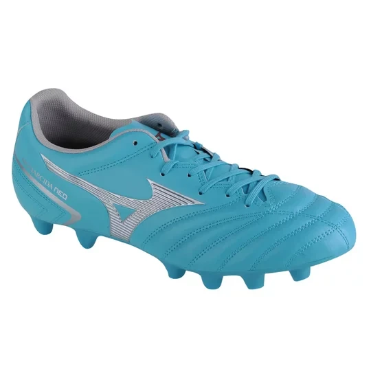 Zdjęcie produktu Mizuno Monarcida Neo II FG P1GA232525, Męskie, Niebieskie, buty piłkarskie - korki, skóra syntetyczna, rozmiar: 47