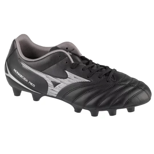 Zdjęcie produktu Mizuno Monarcida Neo III FG P1GA242503, Męskie, Czarne, buty piłkarskie - korki, skóra syntetyczna, rozmiar: 40, 5