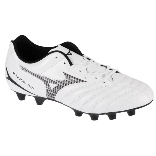 Zdjęcie produktu Mizuno Monarcida Neo III Select Md P1GA242509, Męskie, Białe, buty piłkarskie - korki, skóra syntetyczna, rozmiar: 42, 5