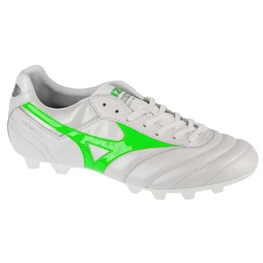 Zdjęcie produktu Mizuno Morelia II Japan FG P1GA250137, Unisex, Białe, buty piłkarskie - korki, skóra licowa, rozmiar: 41