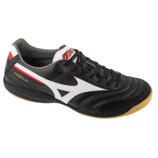 Zdjęcie produktu Mizuno Morelia Sala Elite IN Q1GA251201, Męskie, Czarne, buty halowe - halówki, skóra licowa, rozmiar: 42
