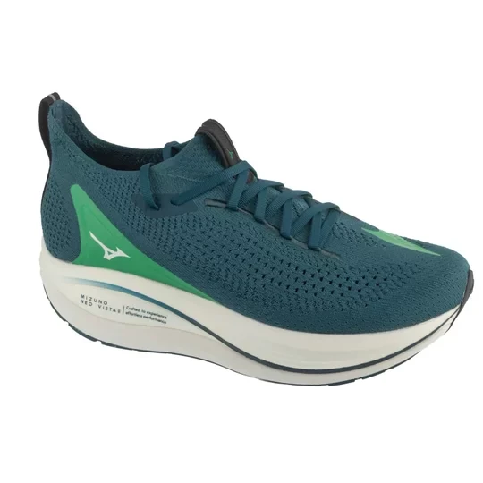 Zdjęcie produktu Mizuno Neo Vista 2 J1GC253452, Męskie, Zielone, buty do biegania, tkanina, rozmiar: 42