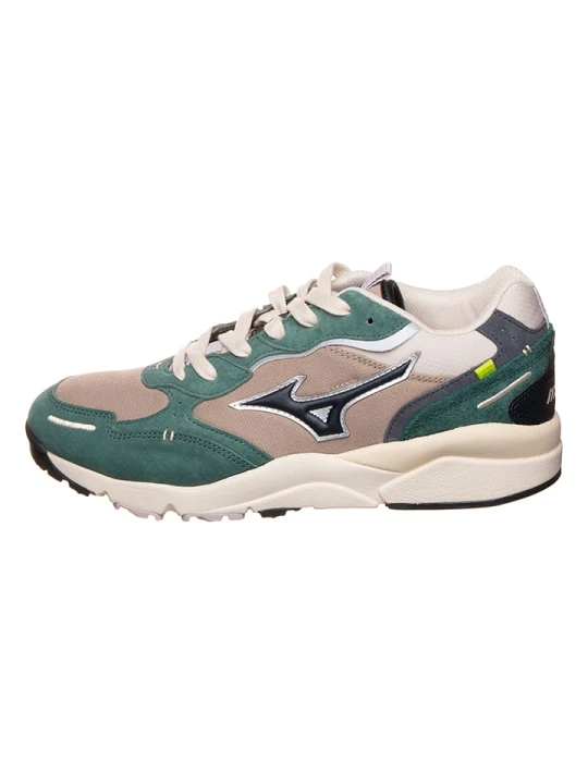 Zdjęcie produktu Mizuno Skórzane sneakersy "Sky Medal Beta" w kolorze zielono-jasnobrązowym rozmiar: 42, 5