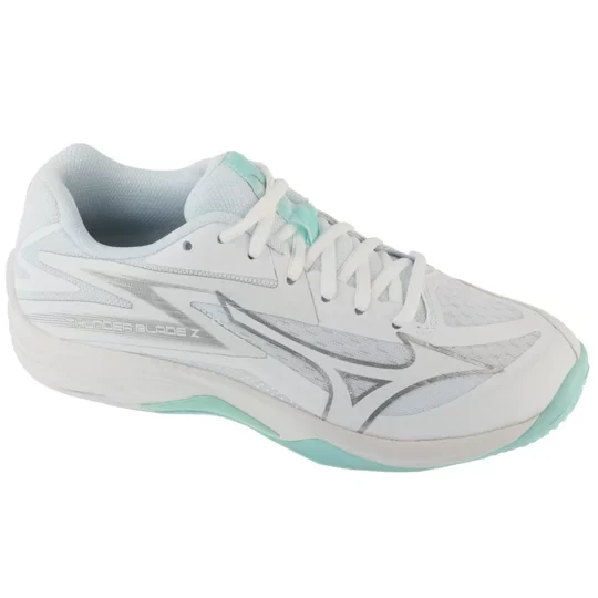 Zdjęcie produktu Mizuno Thunder Blade Z V1GC237040, Damskie, Białe, buty do siatkówki, tkanina, rozmiar: 38, 5