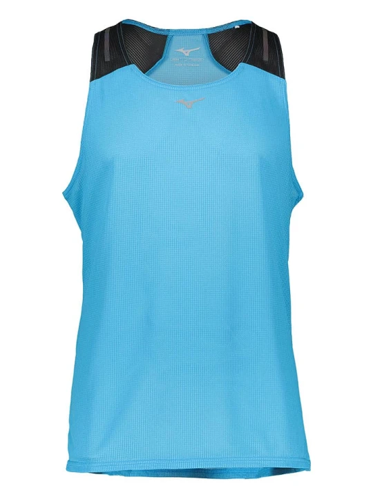 Zdjęcie produktu Mizuno Top funkcyjny "DryAeroFlow" w kolorze błękitnym rozmiar: L