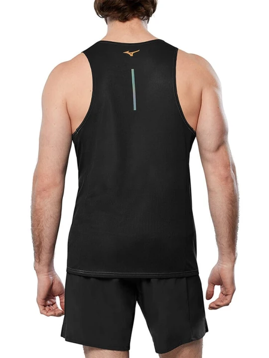 Zdjęcie produktu Mizuno Top w kolorze turkusowo-czarnym do biegania rozmiar: M