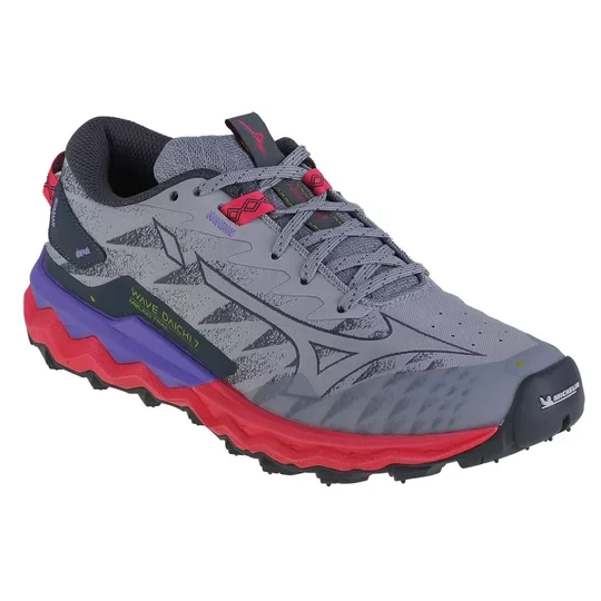 Zdjęcie produktu Mizuno Wave Daichi 7 J1GK227142, Damskie, Szare, buty do biegania, tkanina, rozmiar: 36, 5
