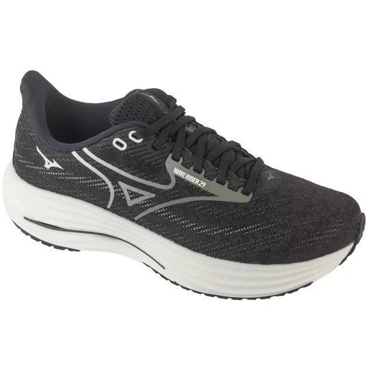 Zdjęcie produktu Mizuno Wave Rider 29 J1GC250302, Męskie, Czarne, buty do biegania, tkanina, rozmiar: 44, 5