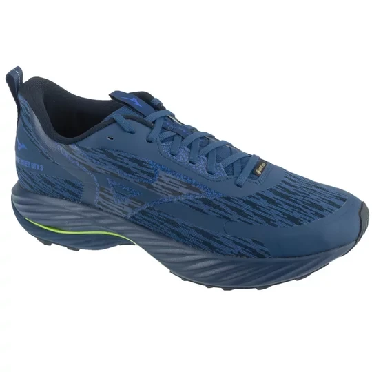 Zdjęcie produktu Mizuno Wave Rider GTX 3 J1GC257951, Męskie, Granatowe, buty do biegania, tkanina, rozmiar: 42, 5