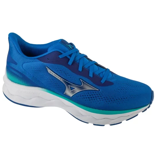 Zdjęcie produktu Mizuno Wave Serene 2 J1GC255902, Męskie, Niebieskie, buty do biegania, tkanina, rozmiar: 41