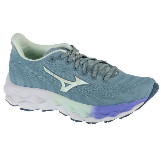 Zdjęcie produktu Mizuno Wave Sky 8 J1GD240271, Damskie, Szare, buty do biegania, tkanina, rozmiar: 38
