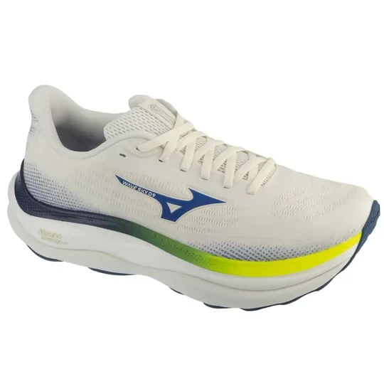 Zdjęcie produktu Mizuno Wave Sky 9 J1GC250251, Męskie, Białe, buty do biegania, tkanina, rozmiar: 43
