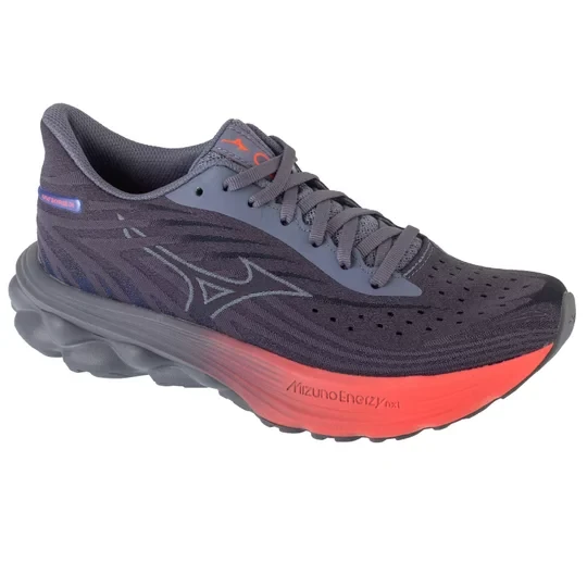 Zdjęcie produktu Mizuno Wave Skyrise 6 J1GD250971, Damskie, Niebieskie, buty do biegania, tkanina, rozmiar: 36
