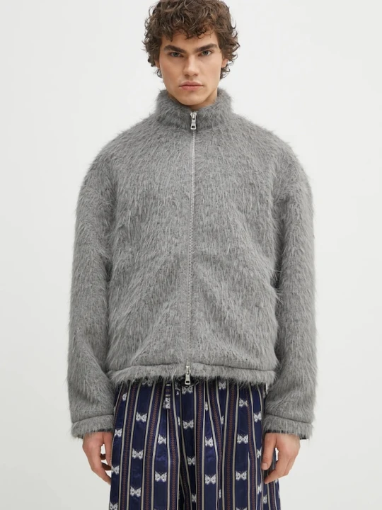 Zdjęcie produktu MKI MIYUKI ZOKU kurtka Faux Alpaca Track Jacket szary