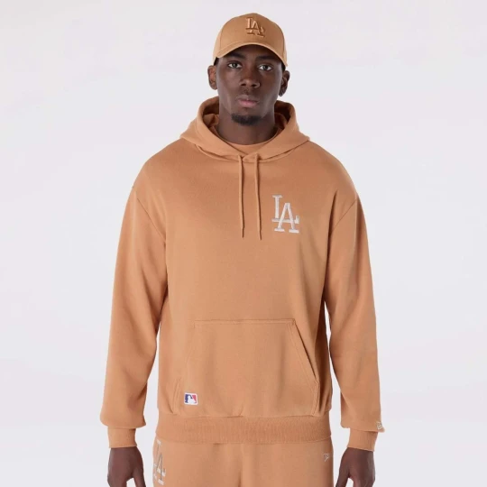 Zdjęcie produktu MLB League Essential Oversized Hoodie Los Angeles Dodgers New Era pomarańczowy