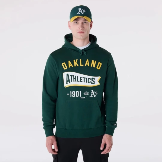 Zdjęcie produktu MLB Pennant Graphic Hoodie Oakland Athletics New Era zielony