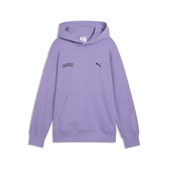 Zdjęcie produktu Młodzieżowa bluza z kapturem PUMA x POKÉMON o luźnym kroju z grafiką, Akcesoria, Fioletowy