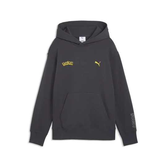 Zdjęcie produktu Młodzieżowa bluza z kapturem PUMA x POKÉMON o luźnym kroju z grafiką, Akcesoria, Szary