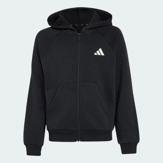 Zdjęcie produktu Młodzieżowa bluza z kapturem z suwakiem na całej długości Seasonals Collegiate Typography Adidas