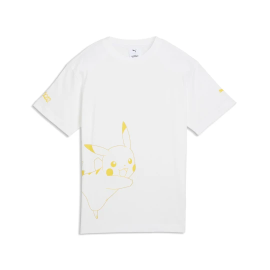 Zdjęcie produktu Młodzieżowa koszulka PUMA x POKÉMON o luźnym kroju z grafiką, Akcesoria, Biały