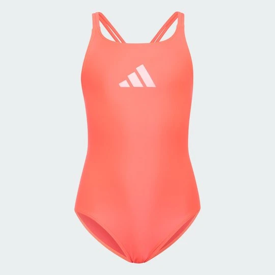 Zdjęcie produktu MŁODZIEŻOWY STRÓJ KĄPIELOWY Z KRZYŻUJĄCYMI SIĘ RAMIĄCZKAMI W STYLU GLAMOUR Adidas pomarańczowy