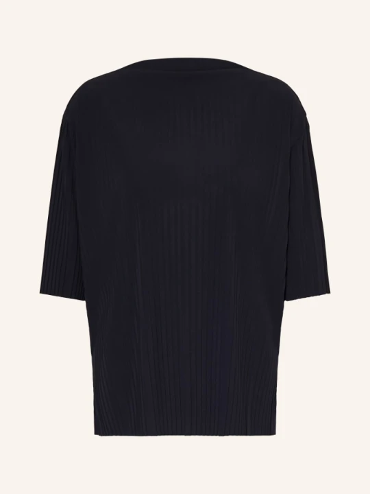 Zdjęcie produktu Mm By Max Mara Bluzka Caraffa Z Rękawami 3/4 I Plisami blau GRANATOWY