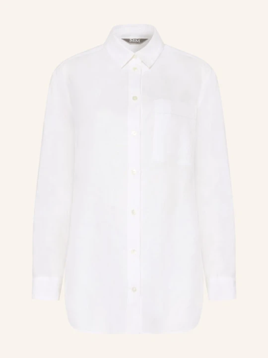 Zdjęcie produktu Mm By Max Mara Bluzka Filo Z Lnu weiss BIAŁY