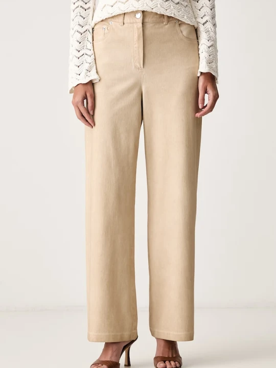 Zdjęcie produktu MM by Max Mara jeansy straight damskie MMLGELATO beżowy
