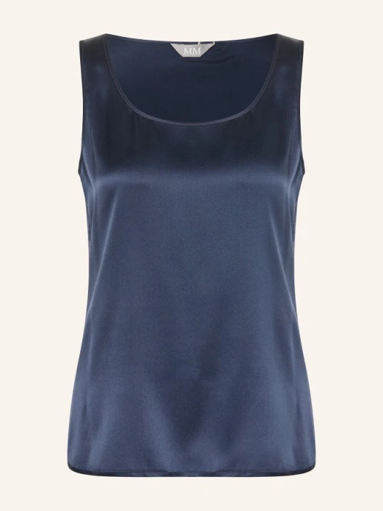 Zdjęcie produktu Mm By Max Mara Jedwabna Bluzka Mmlpan blau GRANATOWY