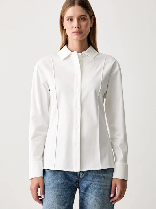 Zdjęcie produktu MM by Max Mara koszula damska bawełniana MMLBALENIO beżowy