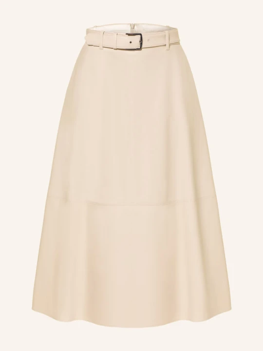 Zdjęcie produktu Mm By Max Mara Spódnica Domino O Wyglądzie Skóry beige