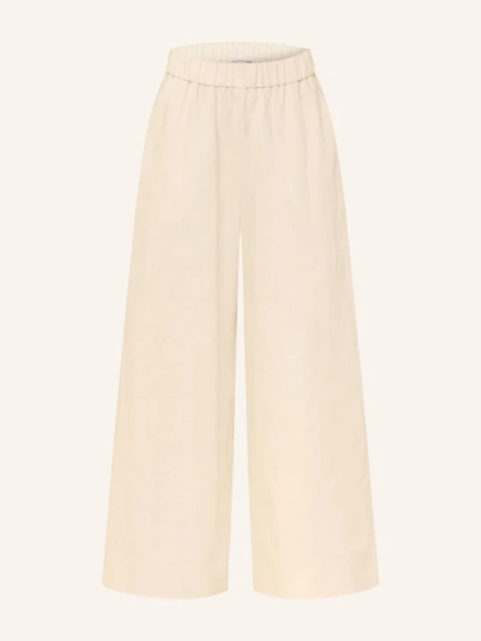 Zdjęcie produktu Mm By Max Mara Spodnie Canneti Z Lnu beige