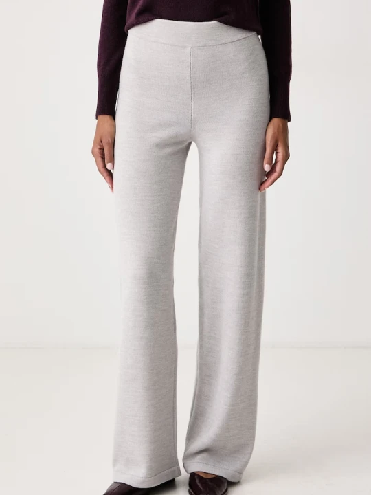 Zdjęcie produktu MM by Max Mara spodnie dresowe damskie wełniane MMLGABARRA szary