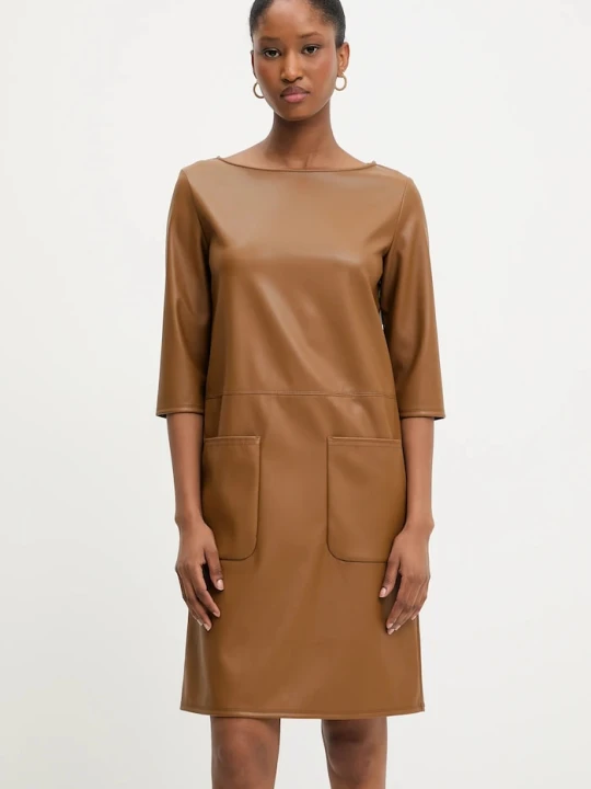 Zdjęcie produktu MM by Max Mara sukienka DIONIGI brązowy