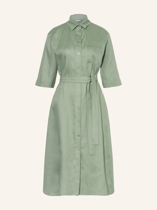 Zdjęcie produktu Mm By Max Mara Sukienka Koszulowa Tabella Z Lnu gruen OLIWKOWY