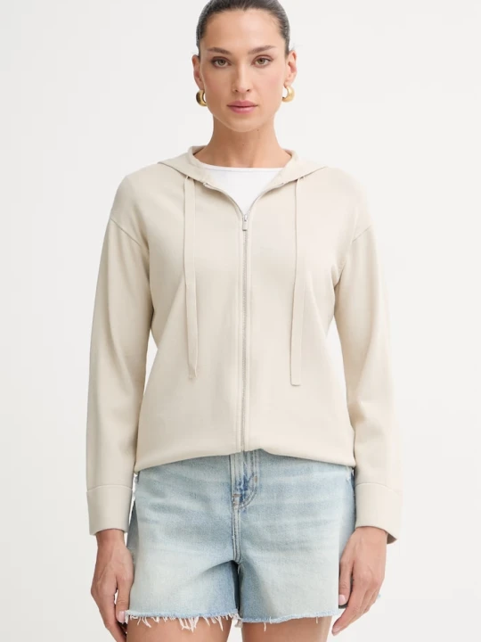 Zdjęcie produktu MM by Max Mara sweter rozpinany damski ALOA beżowy