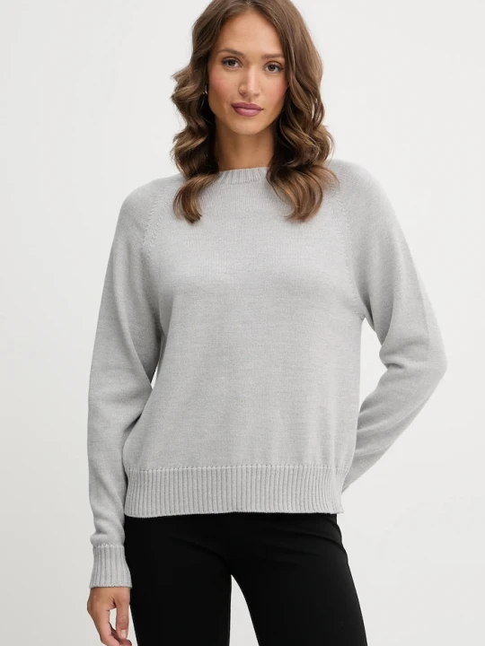 Zdjęcie produktu MM by Max Mara sweter wełniany EBANO szary