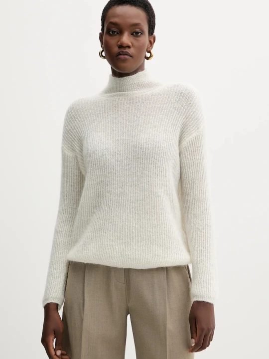 Zdjęcie produktu MM by Max Mara sweter z wełną TENNA beżowy