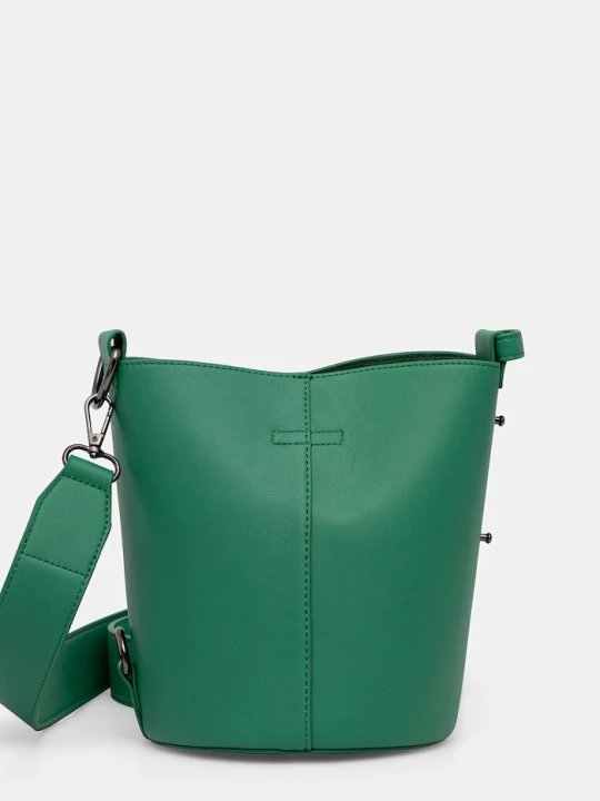 Zdjęcie produktu MM by Max Mara torebka damska z imitacji skóry MMLGITA zielony