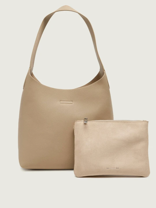 Zdjęcie produktu MM Hobo + saszetka Mmlastro nude