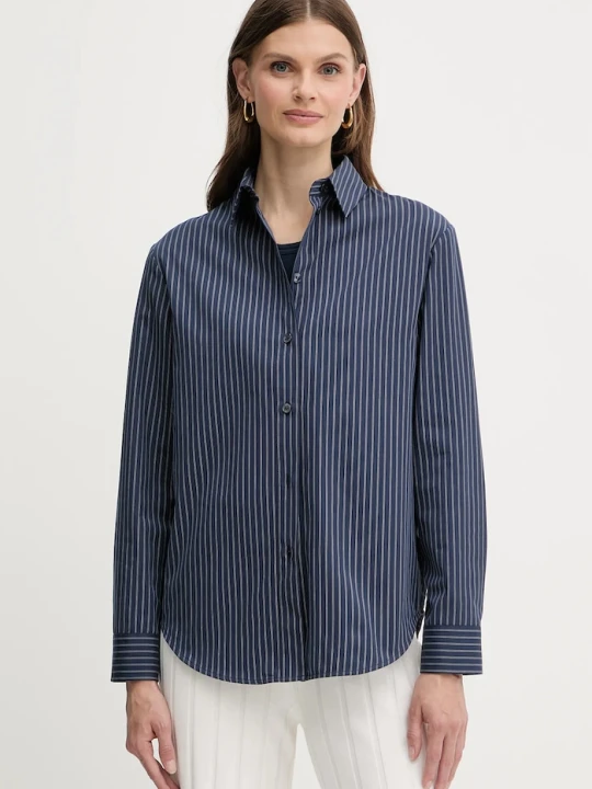Zdjęcie produktu MM by Max Mara koszula bawełniana EFFIGE granatowy
