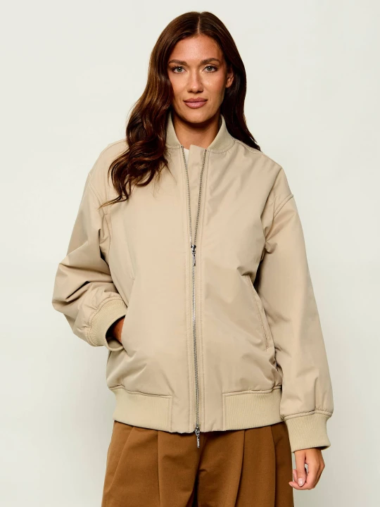 Zdjęcie produktu MM Kurtka bomber MMLBALCO | Oversize fit beżowy