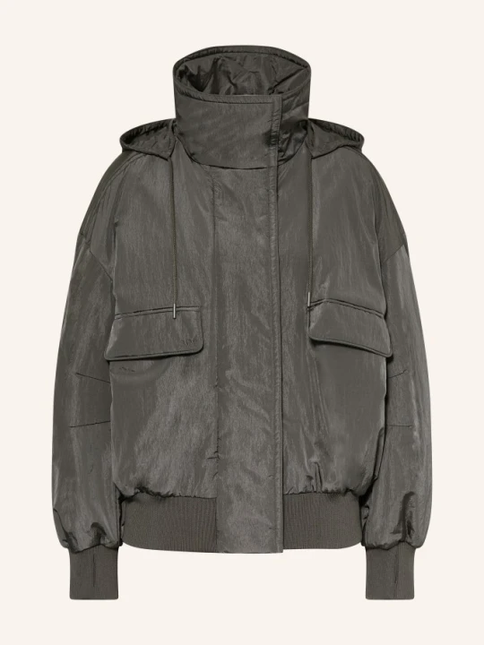 Zdjęcie produktu Mm By Max Mara Kurtka Amaca Z Odpinanym Kapturem grau SZARY