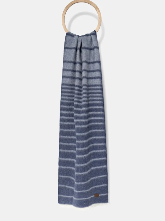 Zdjęcie produktu MM by Max Mara szalik wełniany DIADEMA granatowy
