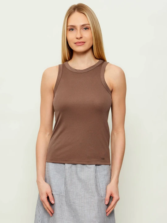 Zdjęcie produktu MM Top Mmleseta | Slim Fit brązowy